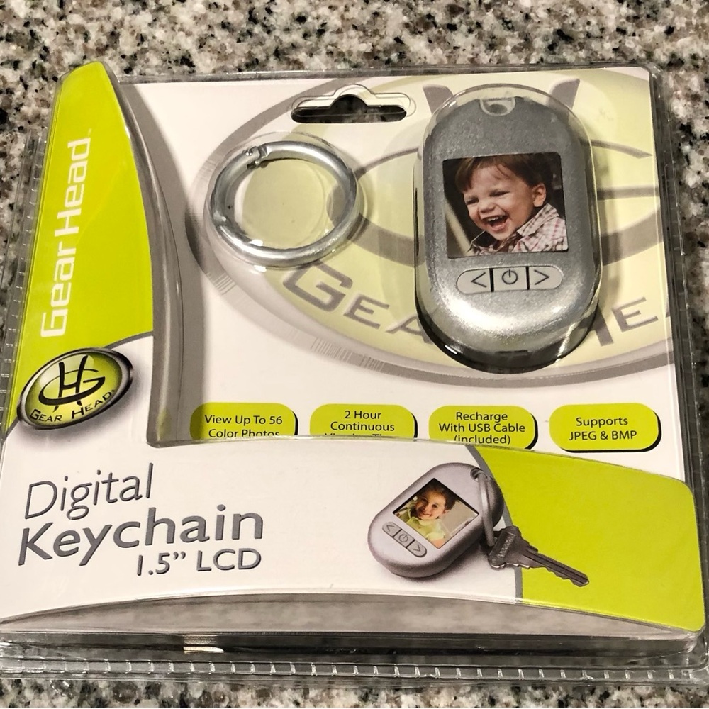 Heat Gear Digital Keychain 1.5” LCD NWT